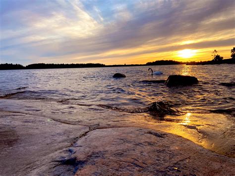 Auringonnousu ja auringonlasku Lohja